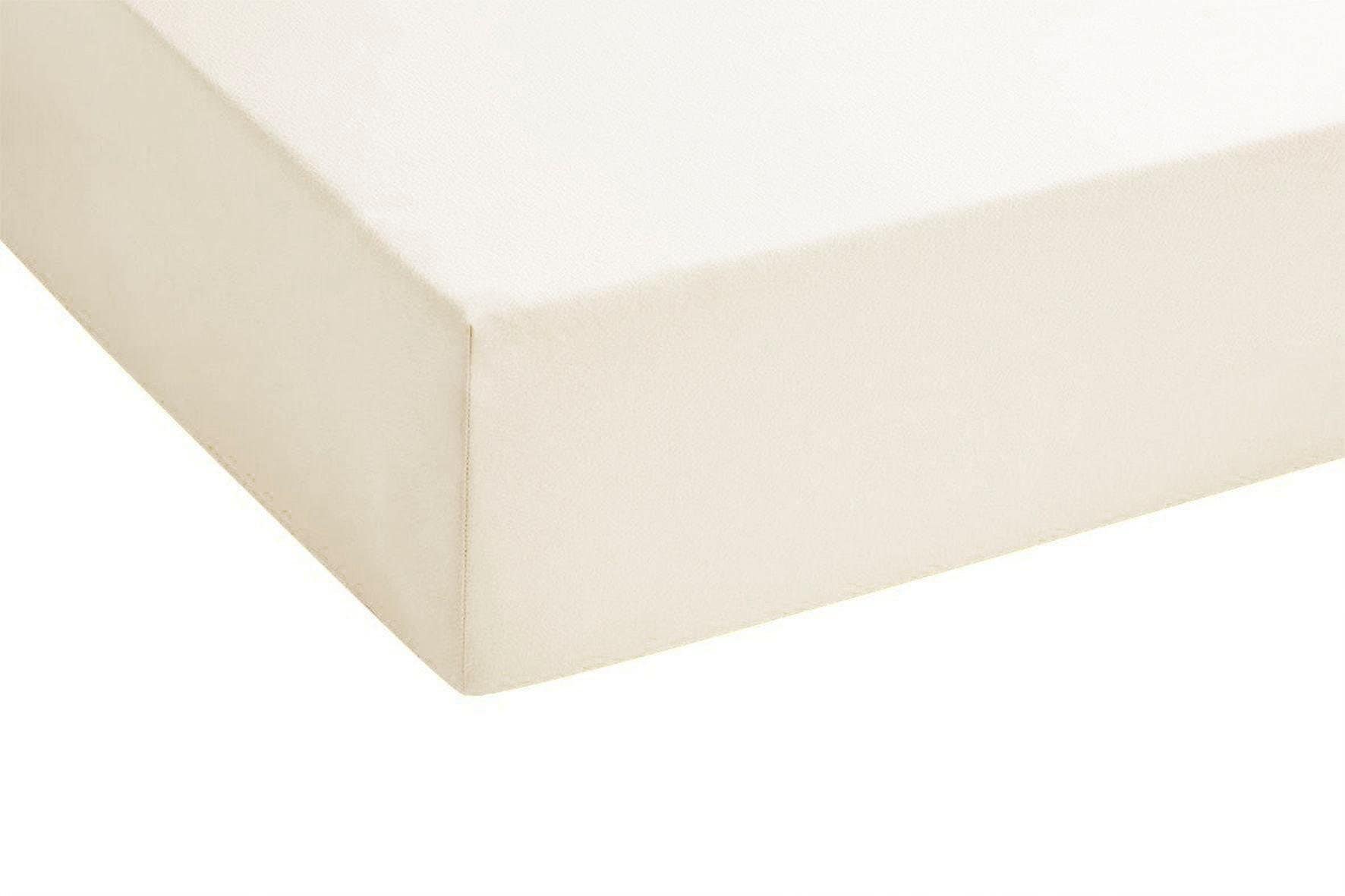 Biberna Spannbettlaken "Tobias" aus Jersey mit Rundumgummizug und kochfest von Biberna