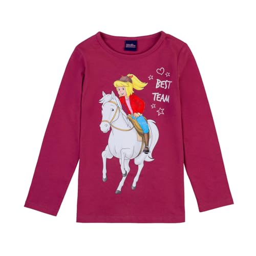 Bibi & Tina Langarmshirt 82415 rot, Größe 98, 3 Jahre von Bibi & Tina