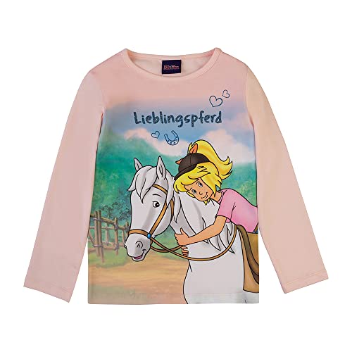 Bibi & Tina Mädchen Langarmshirt 82403 rosa Größe 104, 4 Jahre von Bibi & Tina