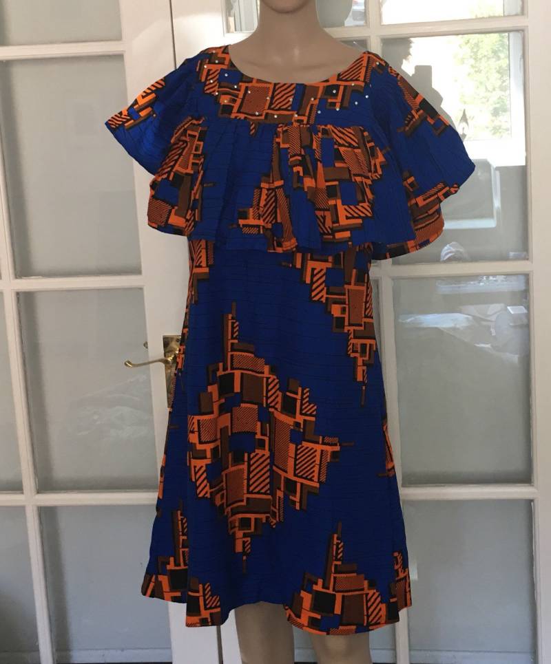 Ankara-Kleid „Oby" von BibiAfrique