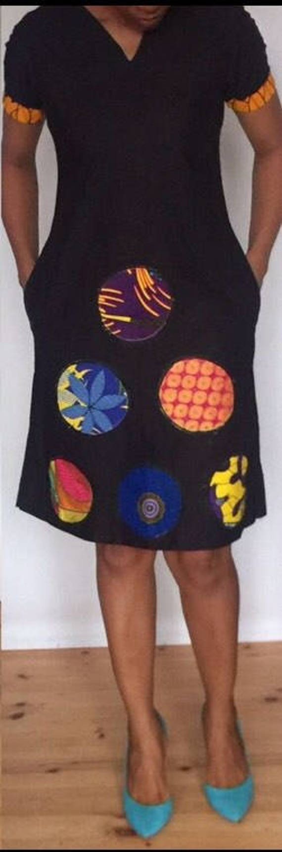 Ankara Kleid "Clas" von BibiAfrique