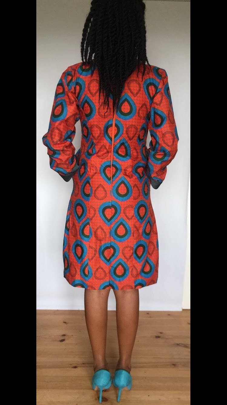 Ankara Kleid "Oran" von BibiAfrique