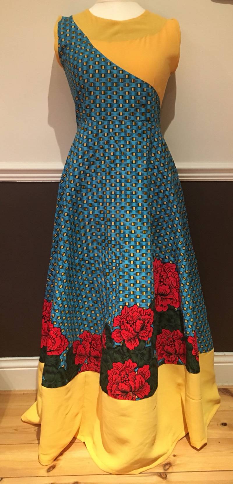 Ankara Maxikleid von BibiAfrique