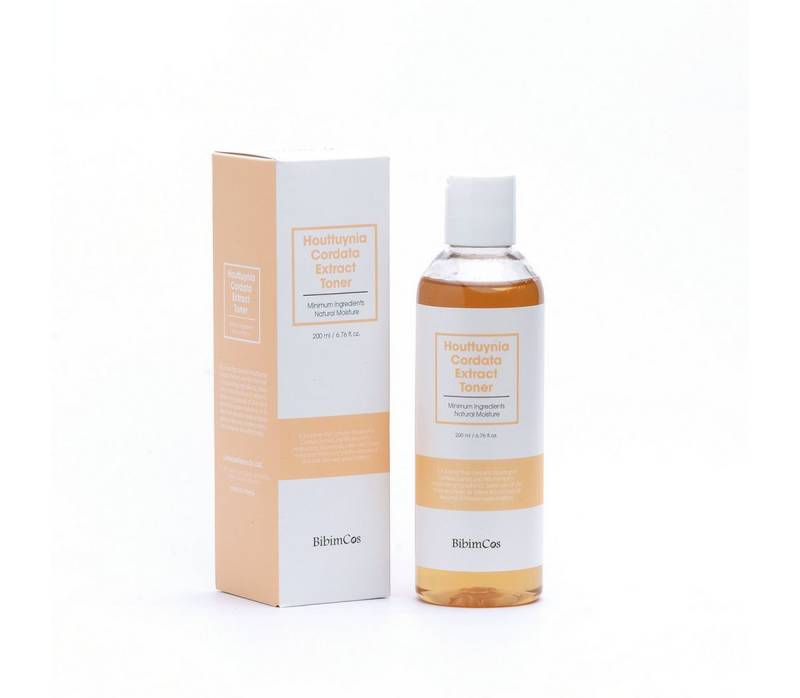 Bibimcos Toner Bibimcos Hottuynia Cordata Extract Toner 200 ml – Reinigendes Tonikum von Bibimcos