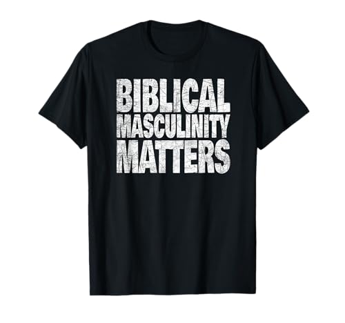 Men Of Faith Biblical Leadership Traditionelle männliche Rolle T-Shirt von Biblical Brotherhood