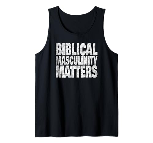 Men Of Faith Biblical Leadership Traditionelle männliche Rolle Tank Top von Biblical Brotherhood