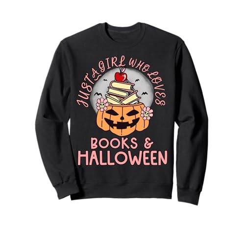 Nur EIN Mädchen, das Bücher und Halloween-T-Shirt liebt Sweatshirt von Bibliophile Book Lovers Book Blogger Tees