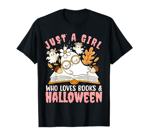 Nur EIN Mädchen, das Bücher und Halloween-T-Shirt liebt T-Shirt von Bibliophile Book Lovers Book Blogger Tees