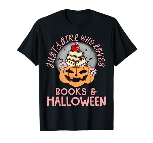 Nur EIN Mädchen, das Bücher und Halloween-T-Shirt liebt T-Shirt von Bibliophile Book Lovers Book Blogger Tees