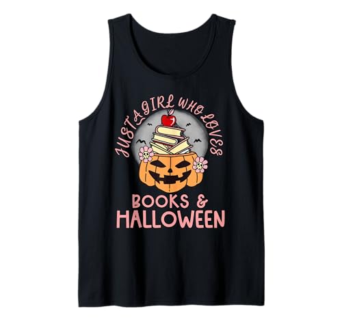 Nur EIN Mädchen, das Bücher und Halloween-T-Shirt liebt Tank Top von Bibliophile Book Lovers Book Blogger Tees