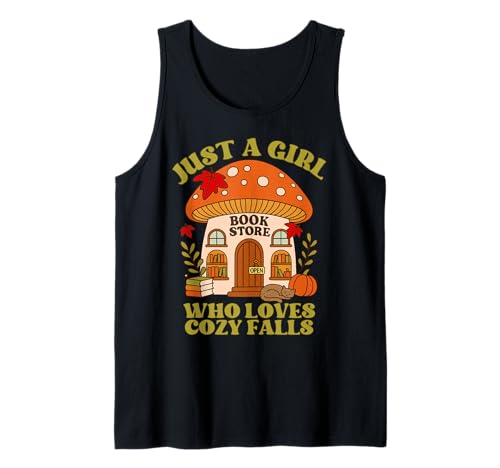 Nur EIN Mädchen, das Cozy Falls Book Lover T-Shirt liebt Tank Top Nur EIN Mädchen, das Cozy Falls Book Lover T-Shirt liebt Tank Top von Bibliophile Book Lovers Book Blogger Tees