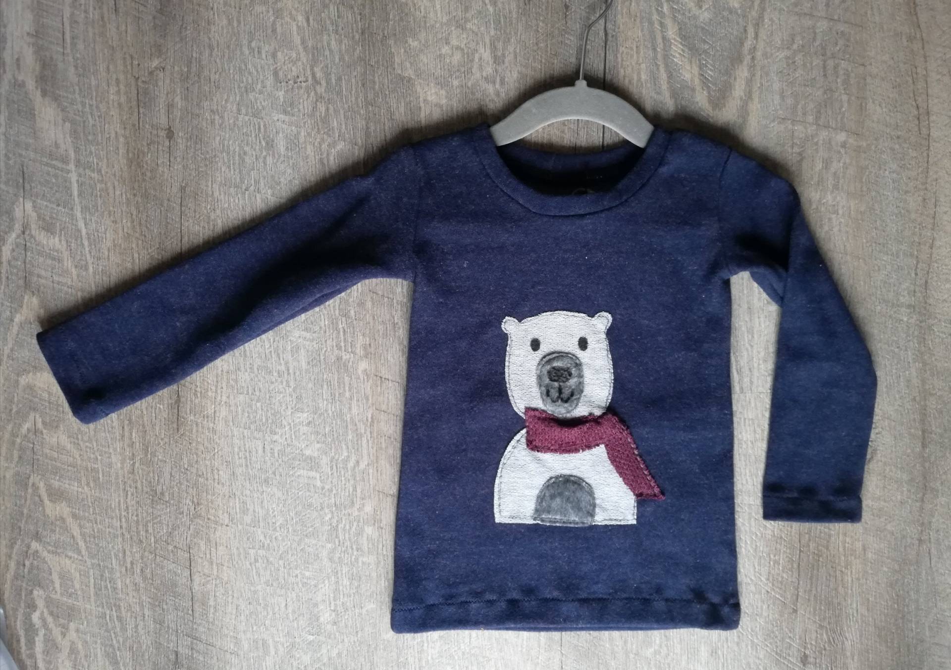 Pulli, Longsleeve, Bär, Größe 92 von BibsonAldeur