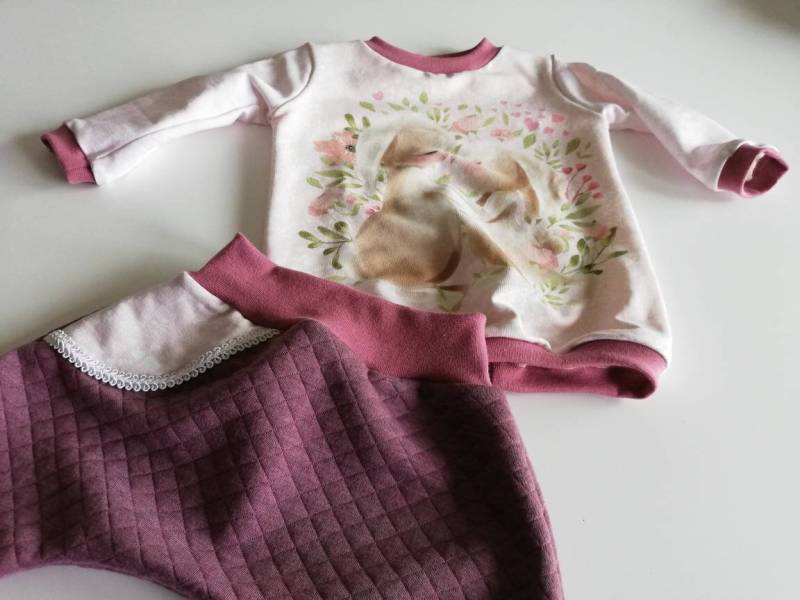 Pullover, Mädchen Bio - Auch Als Set Mit Pumphose, Kinderkleidung, Größe 68 von BibsonAldeur