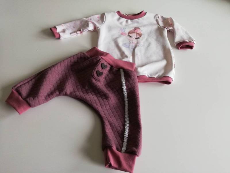 Pullover, Mädchen Bio - Auch Als Set Mit Pumphose, Kinderkleidung, Größe 68 von BibsonAldeur