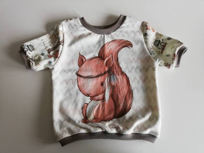 T-Shirt Waldtiere, Kinderkleidung, Eichhörnchen, Größe 92 T-Shirt Waldtiere, Kinderkleidung, Eichhörnchen, Größe 92 von BibsonAldeur