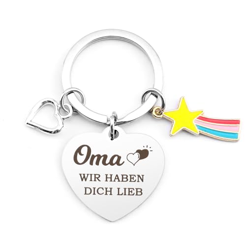 Oma Geschenk, Geschenke für Oma, Muttertagsgeschenk Oma, Geschenk Oma, Geschenk für Oma, Beste Oma Geschenke, Geschenkideen für Oma, Oma Geburtstagsgeschenk Schlüsselanhänger Oma Uroma Geschenke von Bicfuiot