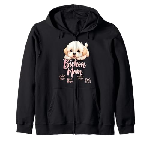 Lustiges Bichon Mom Dog Bichon Frisé Mama Humor Zitat Kapuzenjacke Lustiges Bichon Mom Dog Bichon Frisé Mama Humor Zitat Kapuzenjacke von Bichon Frise Fun Designs
