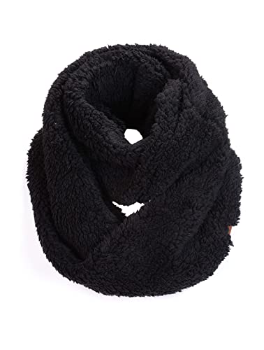 Bickley + Mitchell Women's SUPER Soft Teddy Womens Infinity Scarf 52030-07-20, Black, One Size von Bickley + Mitchell