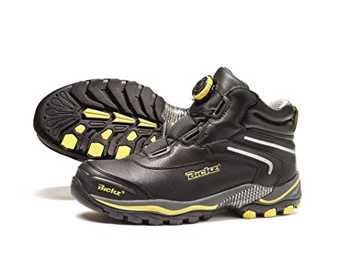 Bata S3 Sicherheitsstiefel Bickz 305 Boa System 48 Schwarz/Gelb von Bickz