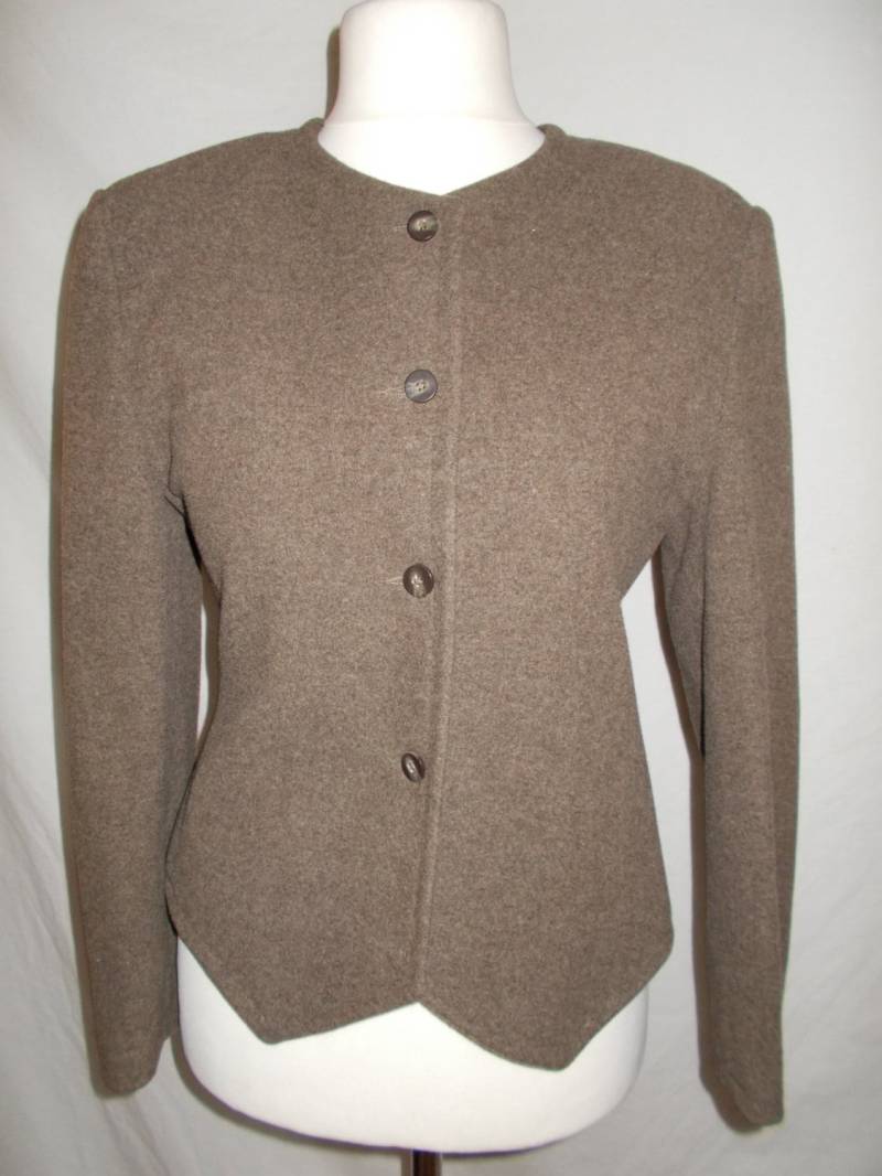 Vintage-Jacke 1980S Von Mondi Made in Westdeutschlands Wolle Mix Jacket Größe Medium von BidandBertVintage