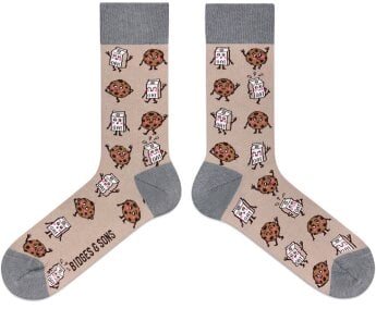 Bidges&Sons "Oat Milk & Cookies" Socken von Bidges&Sons