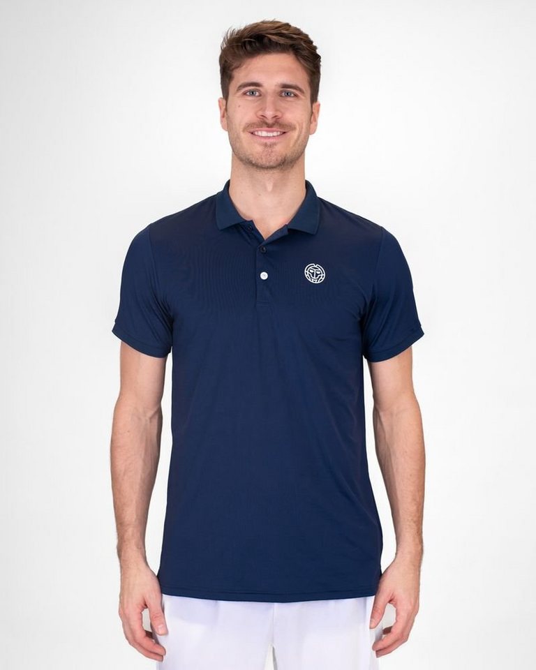 BIDI BADU Poloshirt Crew Polo für Herren in dunkelblau Tennis von BIDI BADU