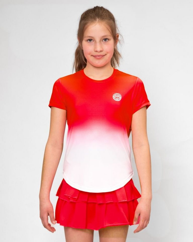BIDI BADU Tennisshirt Crew Tennisshirt für Mädchen in rot von BIDI BADU