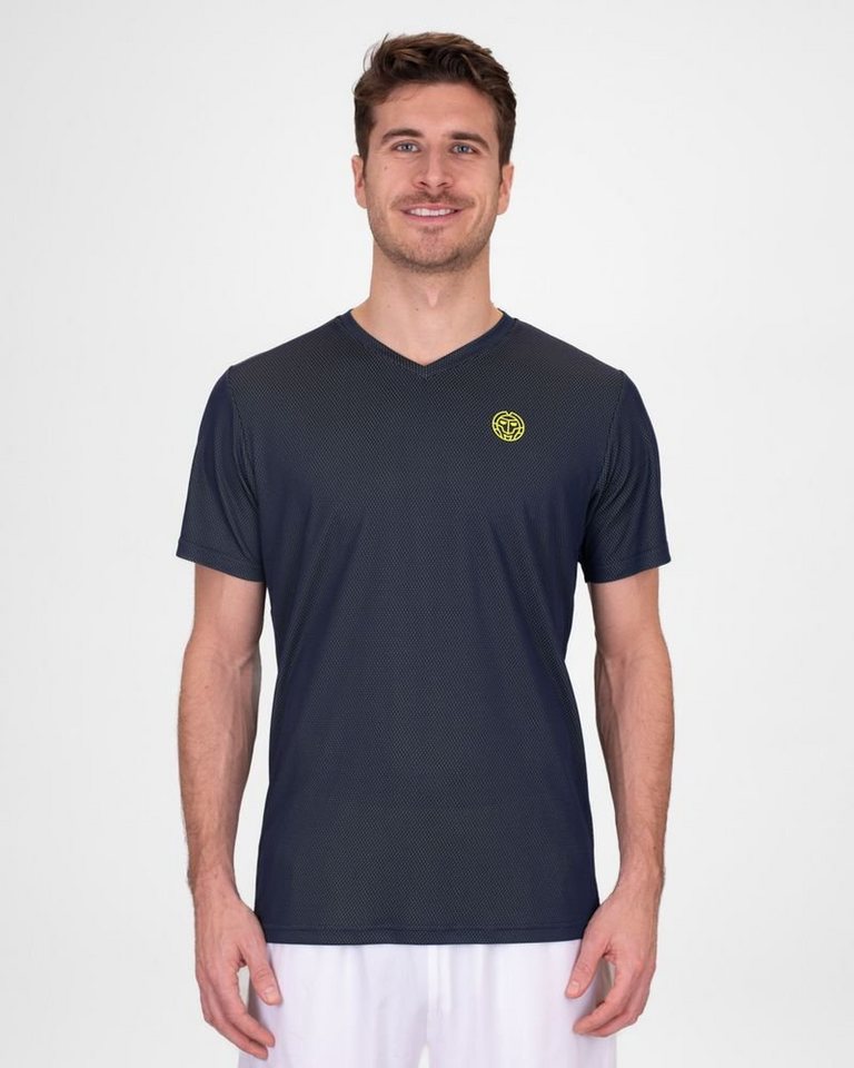 BIDI BADU Tennisshirt Crew Tennisshirt für Herren in dunkelblau von BIDI BADU