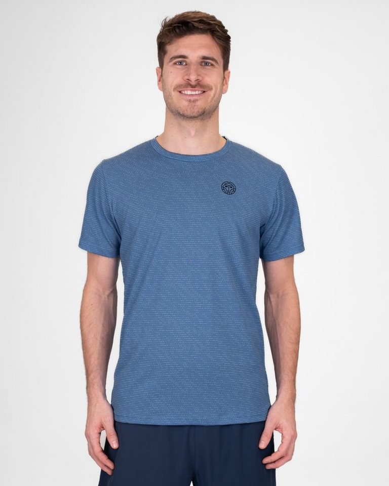 BIDI BADU Tennisshirt Crew Funktionsshirt für Herren in blau von BIDI BADU