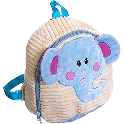 Bieco 04001434 - Kinder Soft - Rucksack Elefant, beige, ca. 17 x 32 x 33 cm von Bieco