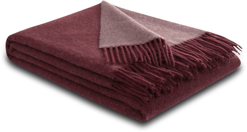 Biederlack Plaid "Soft Impression im Doubleface-Look" Wolle-Kaschmir-Mix von Biederlack