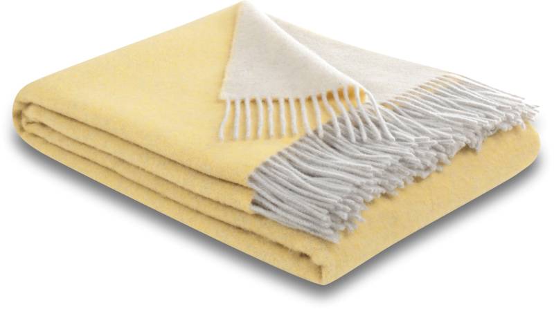 Biederlack Plaid "Soft Impression im Doubleface-Look" Wolle-Kaschmir-Mix von Biederlack