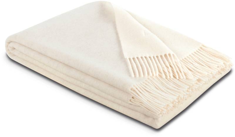 Biederlack Plaid "Soft Impression im Doubleface-Look" Wolle-Kaschmir-Mix von Biederlack