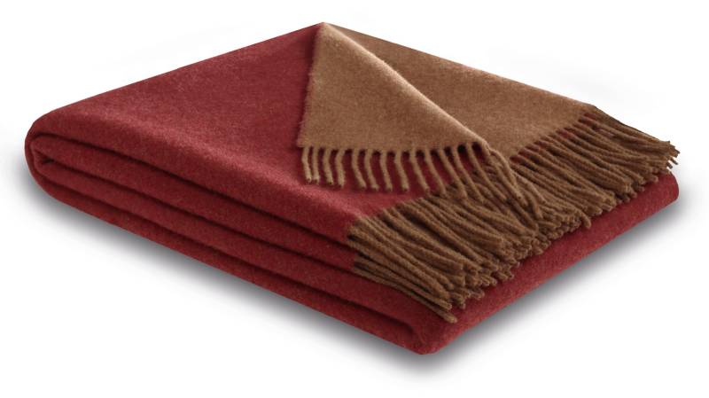 Biederlack Plaid "Soft Impression im Doubleface-Look" Wolle-Kaschmir-Mix von Biederlack