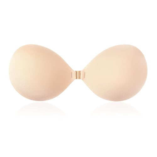 Bieiyhe Klebe BH Push Up Rückenfrei, Silikon BH Selbstklebend, Sticky Bra Invisible, Trägerloser Klebe-BHS Brust, Adhesive Bra Pads Wiederverwendbare,Unsichtbarer Klebe BH Brautkleid,Strapless Bra -B Bieiyhe Klebe BH Push Up Rückenfrei, Silikon BH Selbstklebend, Sticky Bra Invisible, Trägerloser Klebe-BHS Brust, Adhesive Bra Pads Wiederverwendbare,Unsichtbarer Klebe BH Brautkleid,Strapless Bra -B von Bieiyhe