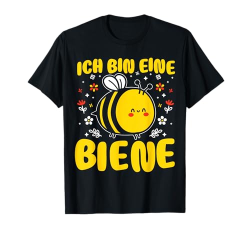 Lustiges Biene Kostüm für Karneval Fasching Kinder Mädchen T-Shirt von Biene Kostüm Fasching Karneval Shop