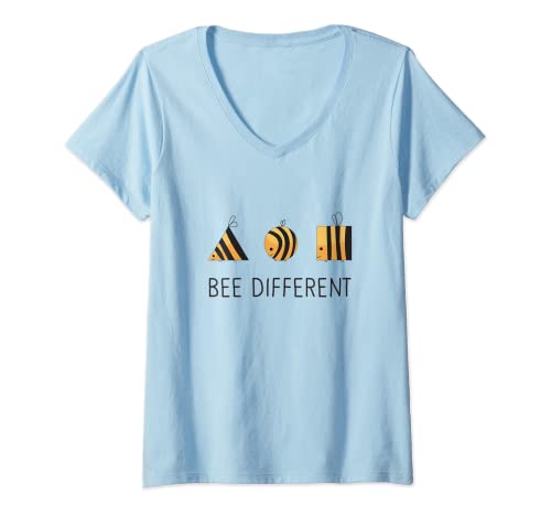 Damen Bienen - Imker und Imkerin Geschenkidee T-Shirt mit V-Ausschnitt Damen Bienen - Imker und Imkerin Geschenkidee T-Shirt mit V-Ausschnitt von Biene - Sei anderes Wildbienen Honigbiene Geschenk