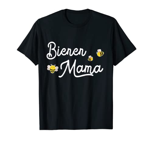 Mama Biene Mutter Bienenflüsterin Imkerin Bienen T-Shirt von Bienenliebhaber Muttertag Imker Sprüche