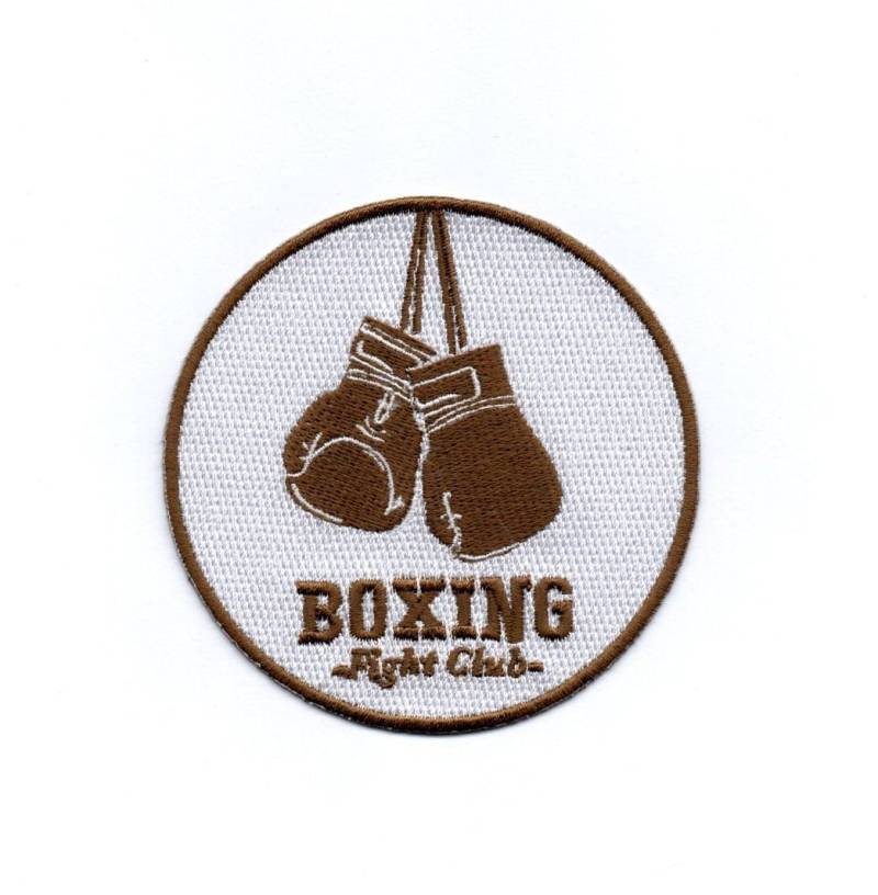Boxing - Iron On Sew Embroidered Badge Applique Motif Patch von Bienpatch