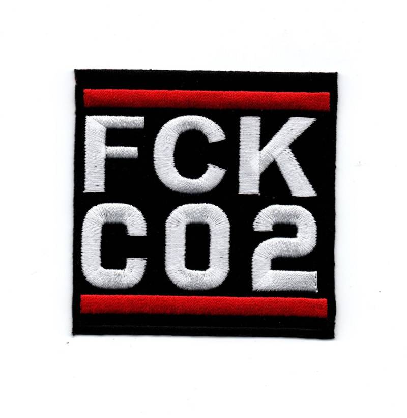 Fck Co2 - Aufnäher/Bügelbild Iron On Patch von Bienpatch