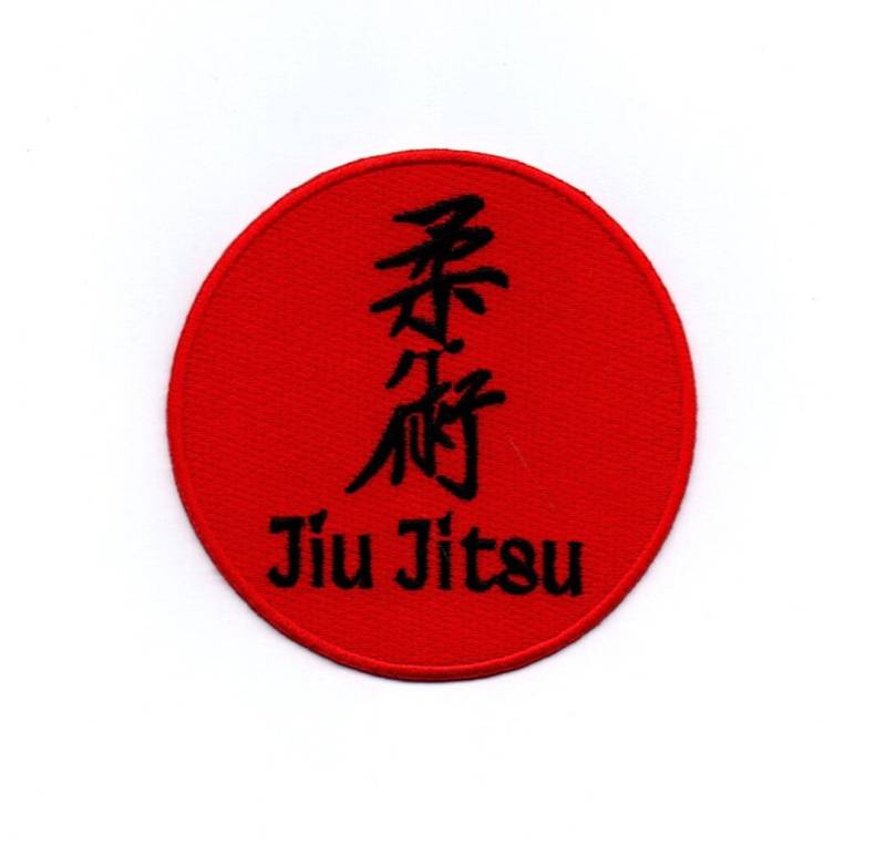 Jiu Jitsu - Iron On Sew Embroidered Badge Applique Motif Patch von Bienpatch
