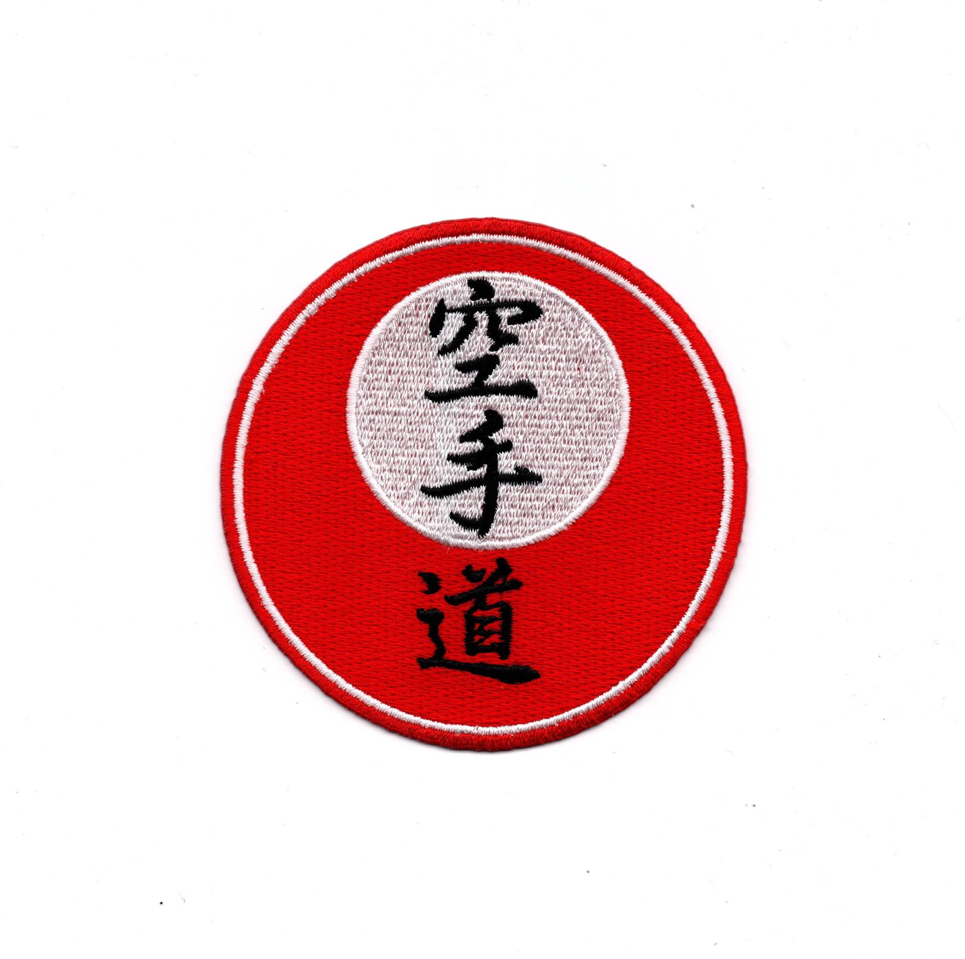 Karate - Patch Aufnäher Bügelbild Stickbild von Bienpatch