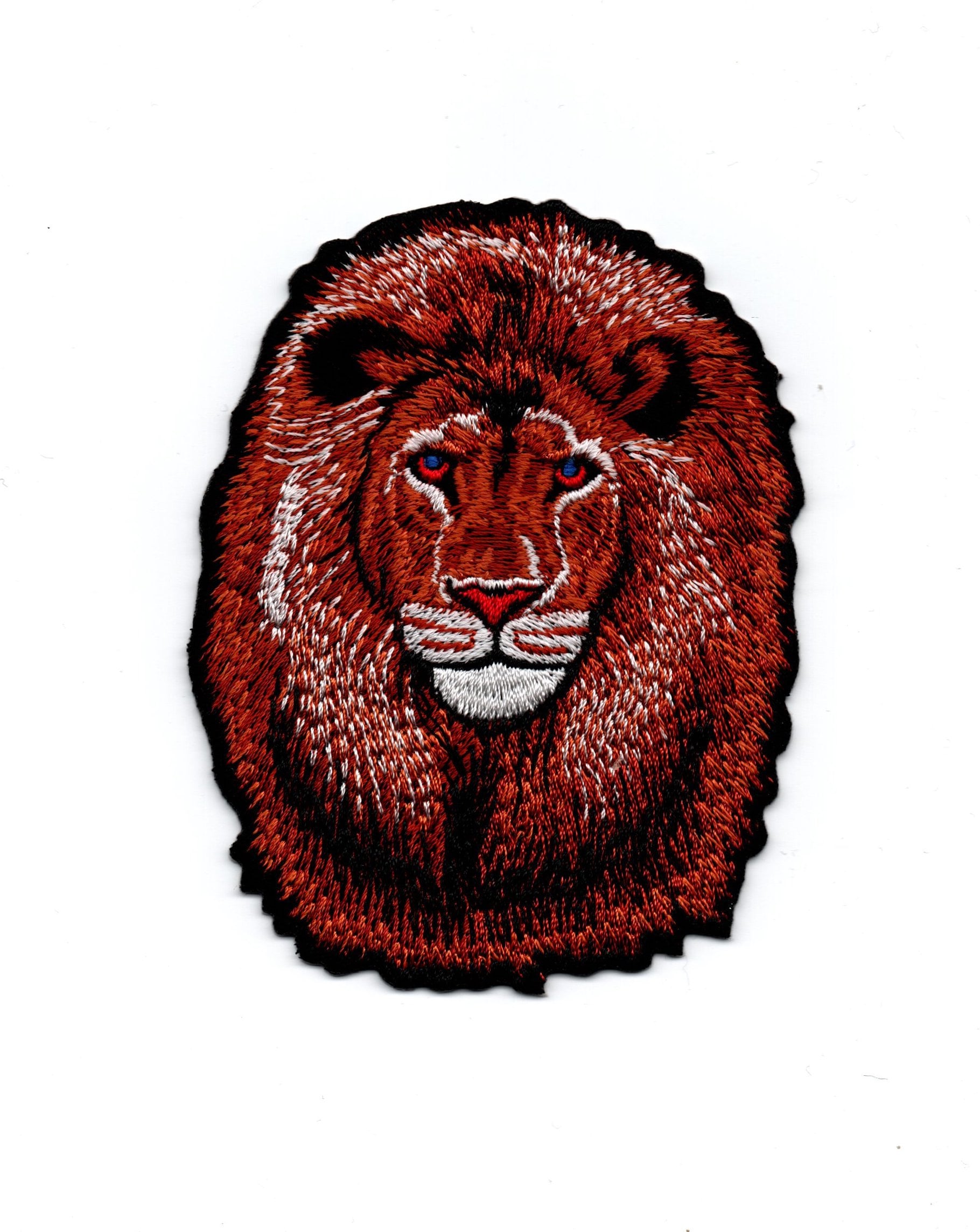 Löwe - Aufnäher/Bügelbild Stickbild Patch von Bienpatch