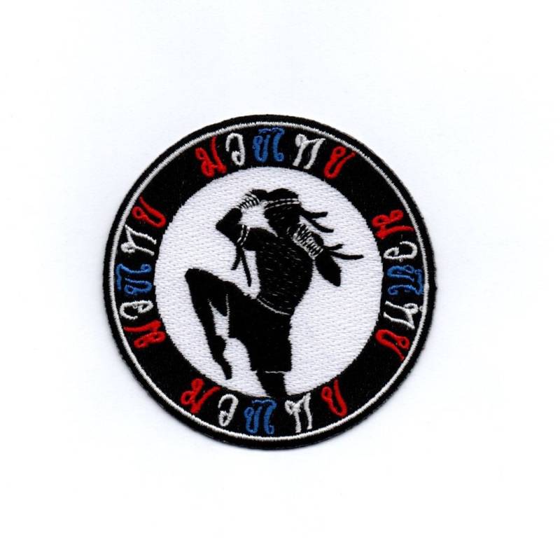 Muay Thai - Iron On Sew Embroidered Badge Applique Motif Patch von Bienpatch