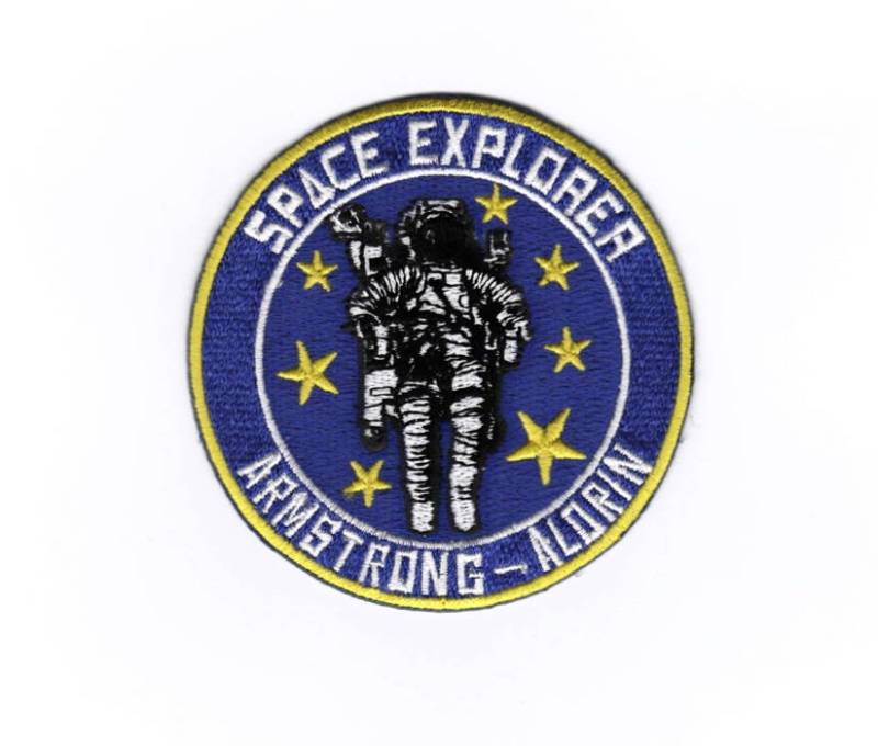 Space Explorer Patch Aufnäher, Astronaut Abzeichen, Spaceshuttle Bügelbild, Iron On Sew von Bienpatch