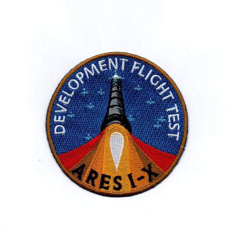 Space Shuttle - Iron On Patch Embroidered Badge Applique Motif "Ares 1-x" von Bienpatch