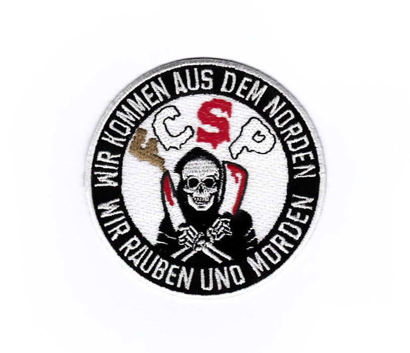 st Pauli - Patch Aufnäher Bügelbild Abzeichen "Wir Kommen Aus Dem Norden Wir Rauben Und Morden" von Bienpatch