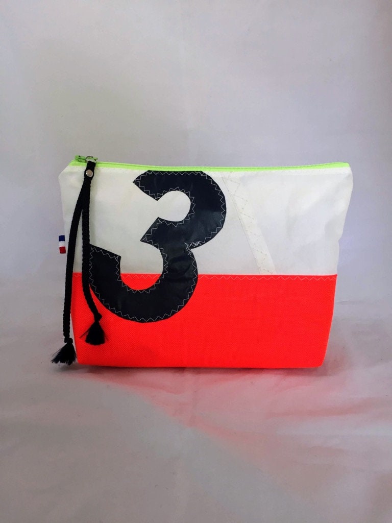 Kosmetiktasche Kulturbeutel Recycled Sail Federmäppchen Männer Frauen Kinder von BientotDimanche