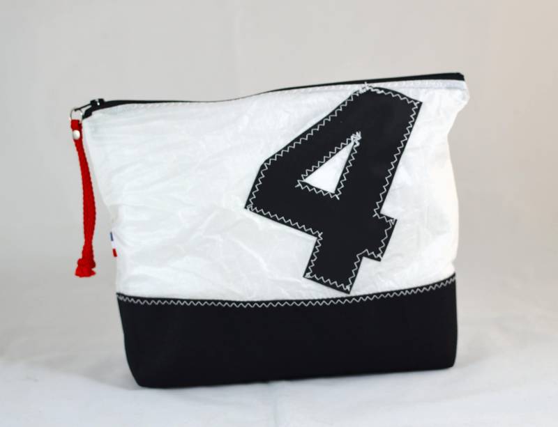 Kosmetiktasche Aus Segeltuch Handgemachter Kulturbeutel Segeltuch von BientotDimanche