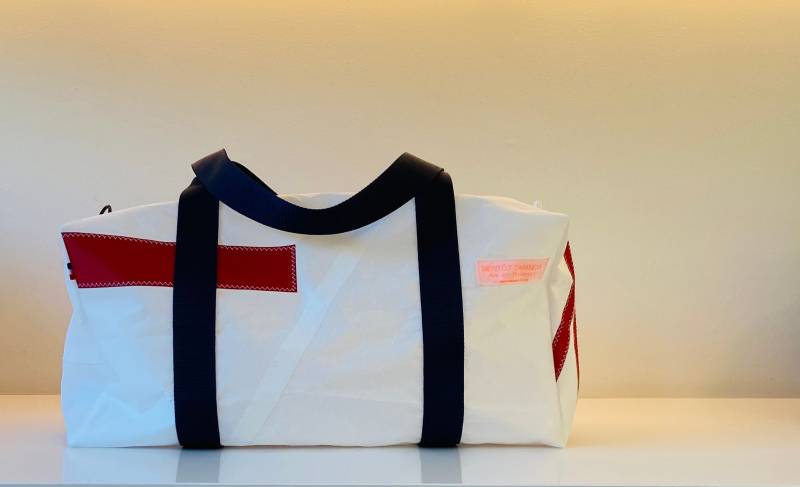 Reisetasche Aus Segeltuch Handgemachte Zero Waste Reisetasche Aus Segeltuch Handgemachte Zero Waste von BientotDimanche